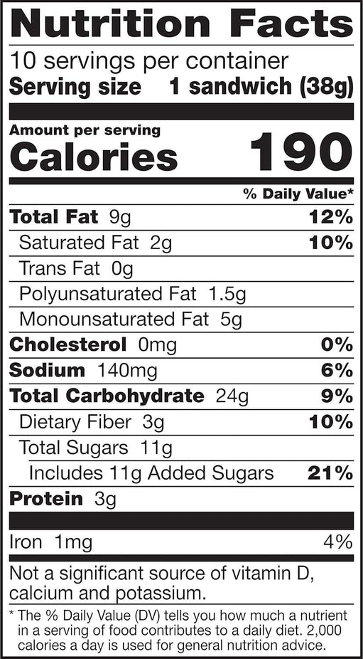 Biscuits with Almond Butter - Cinnamon Almond Butter (10 CT)