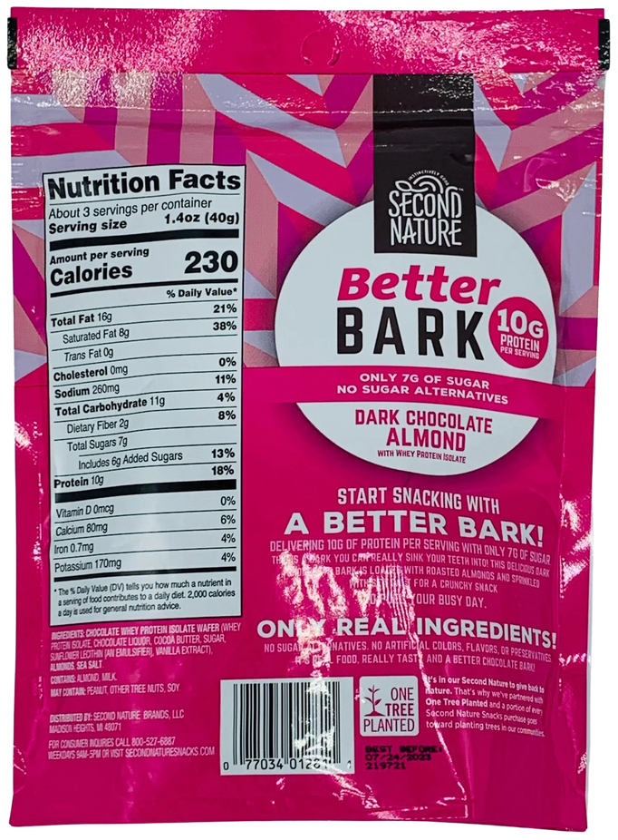 Dark Chocolate Almond Bar