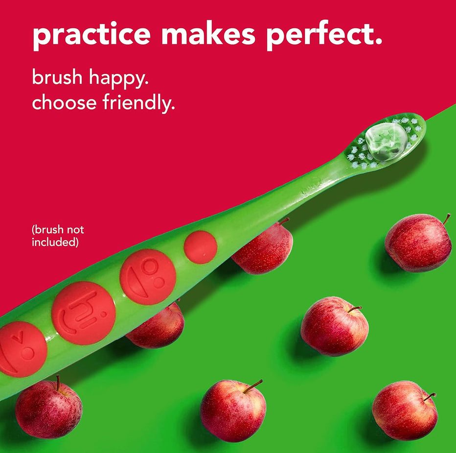 Apple Toddler Training Toothpaste & Brush