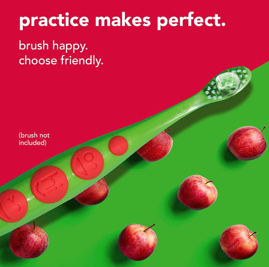 Apple Toddler Training Toothpaste & Brush