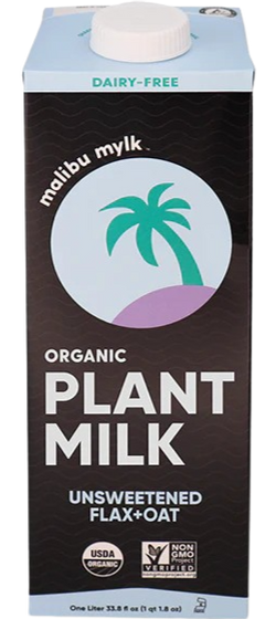 Flax & Oat Unsweetened Organic Plant Milk