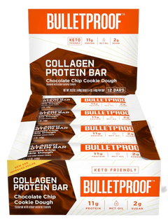 Chocolate Chip Cookie Dough Collagen Protein Bar (12 CT)