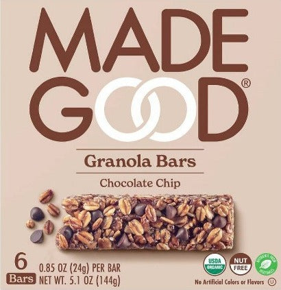 Chocolate Chip Granola Bars (6 CT)
