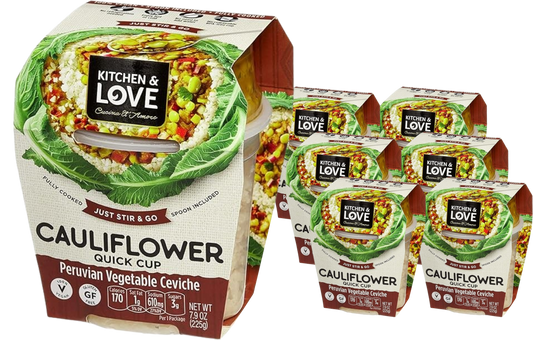 Peruvian Veg Ceviche Cauliflower Meal (6 Pack)