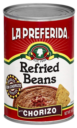 Refried Beans with Chorizo