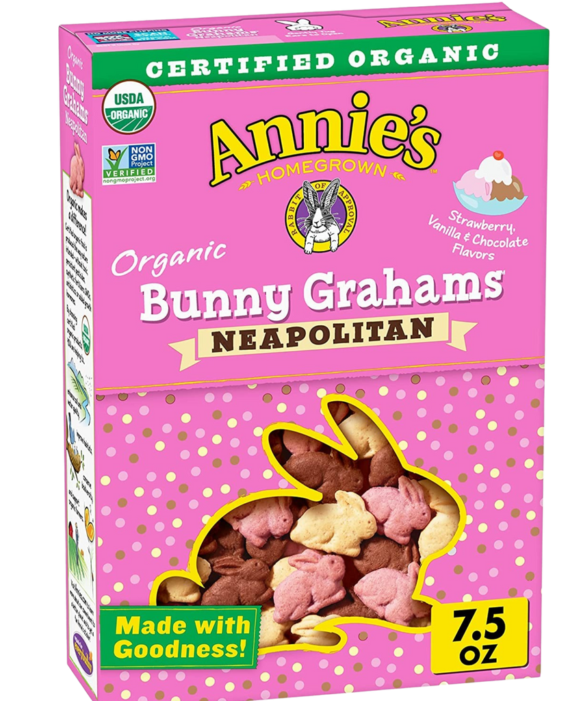 Annie's Homegrown Organic Neapolitan Bunny Graham Crackers – Martie