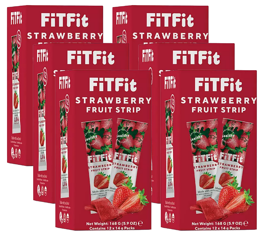 Fruit Strips Strawberry (6 Pack)