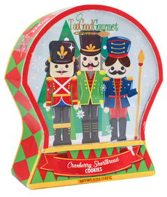Nutcracker Snow Globe - Cranberry Shortbread Cookies