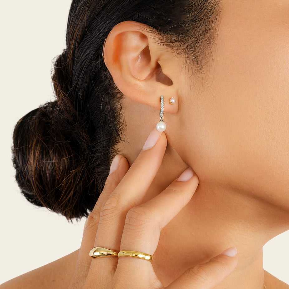 14k Solid Gold Bold Stacker Ring