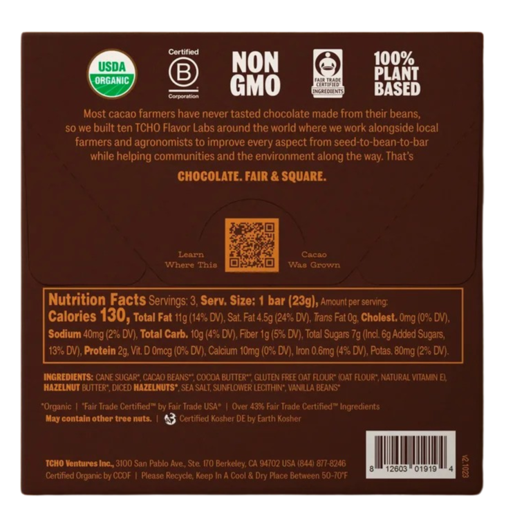 Choc Hazelnuts Bar (10 Pack)