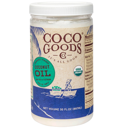 Organic Virgin Coconut Oil - 30 oz Cold Pressed