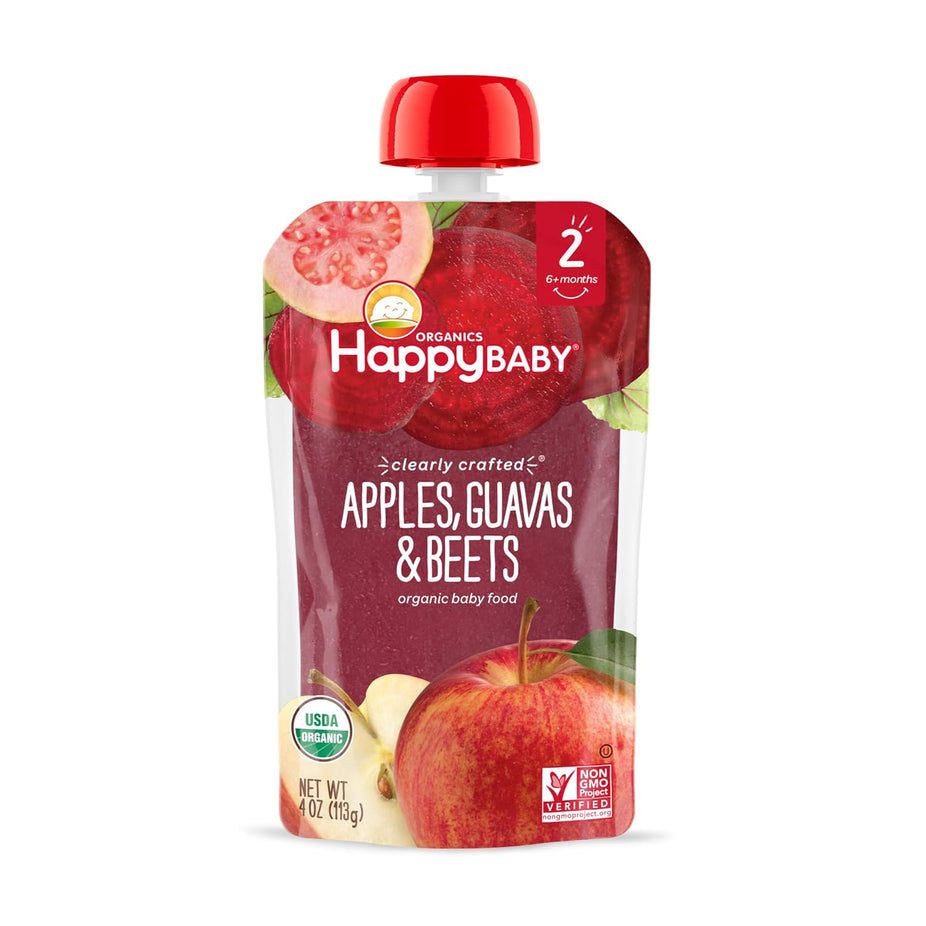 Organics Clearly Crafted Stage 2 Apples, Guavas & Beets (16 CT)