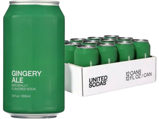 Gingery Ale Sodas (12 Pack)