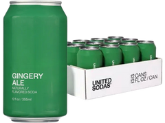 Gingery Ale Sodas (12 Pack)