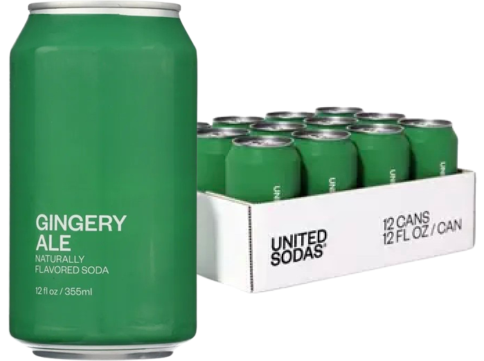 Gingery Ale Sodas (12 Pack)