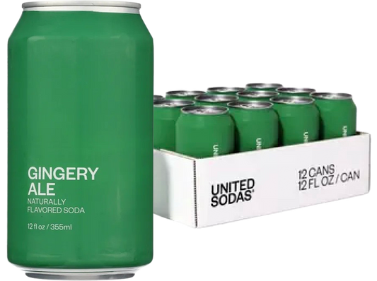 Gingery Ale Sodas (12 Pack)