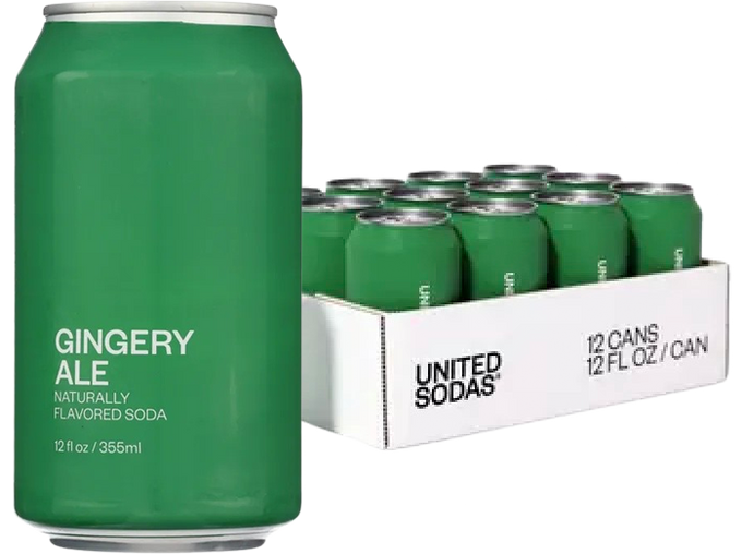 Gingery Ale Sodas (12 Pack)