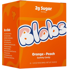 Orange Peach Gummy Candy (6 Pack)