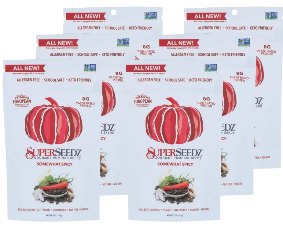 Somewhat Spicy Pumpkin Seeds (6 Pack)