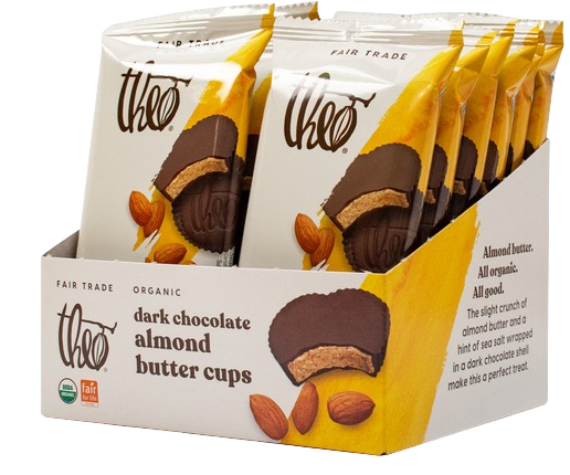 Almond Butter Cups 55% Dark Chocolate (12 Pack)
