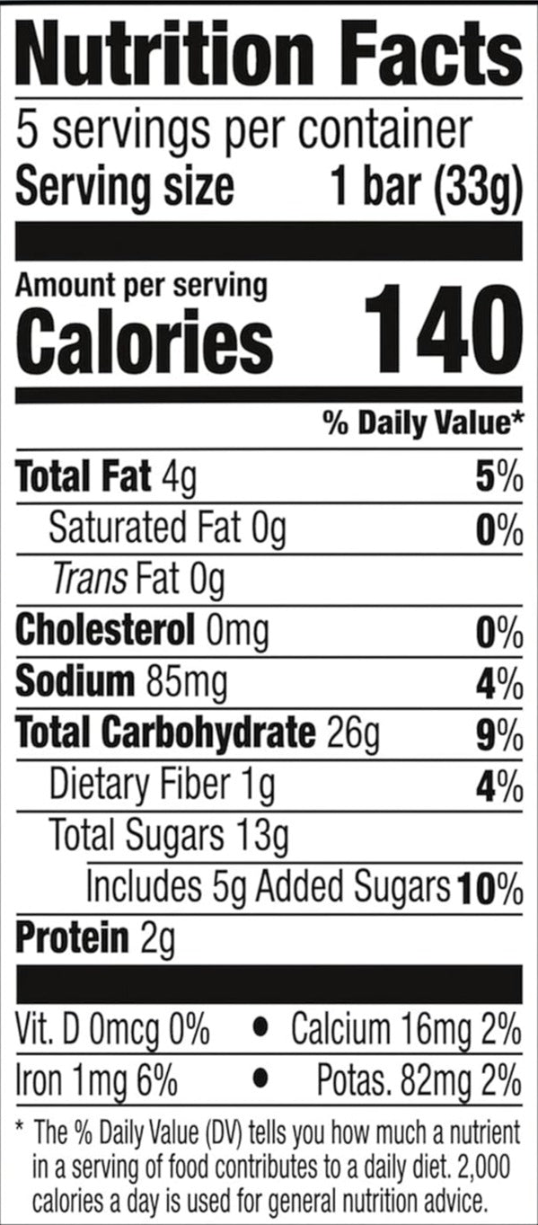 Chewy Bars Variety 6 Pack (2 Caramel Apple, 2 Sunseed Crunch, 2 Cocoa Loco)