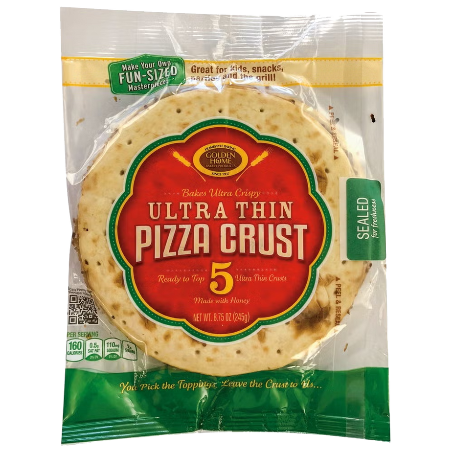 Ultra Crispy And Ultra Thin Pizza Crust 7 Inch (5 CT)