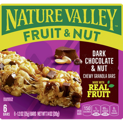 Fruit & Nut Chewy Trail Mix Granola Bars - Dark Chocolate & Nut (6 CT)