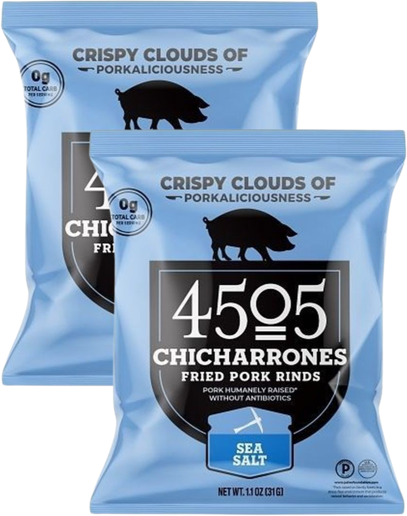 Sea Salt Pork Rinds (2 Pack)