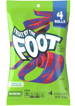 Fruit by the Foot - Strawberry Tie Die Fruit Flavoured Snack (4CT)
