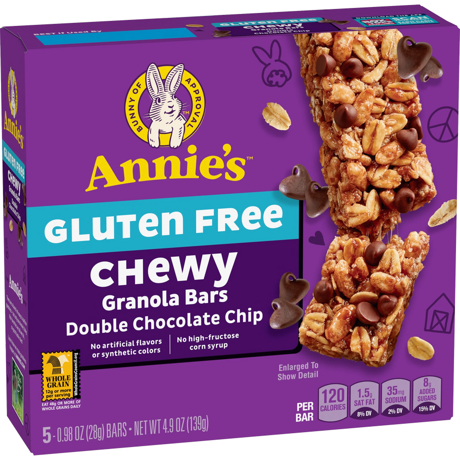 Gluten Free Double Chocolate Chip Granola Bars (5 CT)