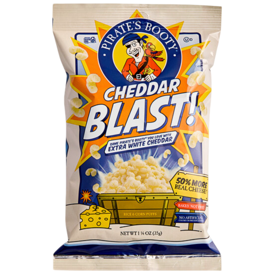 Cheddar Blast Rice and Corn Puffs (12 Pack)