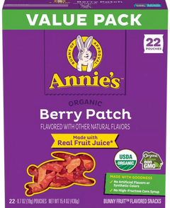 Organic Berry Patch Fruit Snacks (22 CT)
