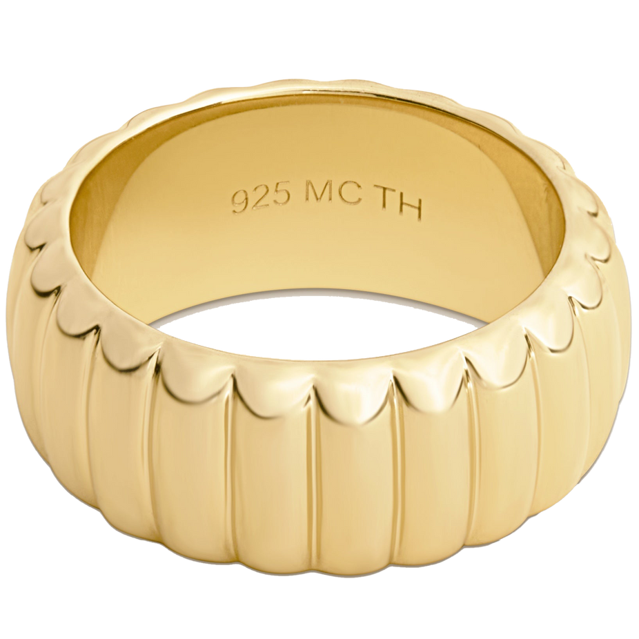 Aurelia Bold 18k Gold Vermeil Ring - Size 6.5