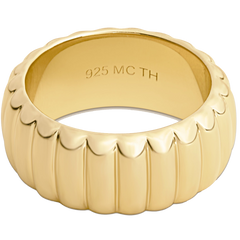 Aurelia Bold 18k Gold Vermeil Ring - Size 7.5