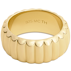 Aurelia Bold 18k Gold Vermeil Ring - Size 5