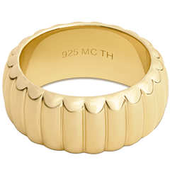 Aurelia Bold 18k Gold Vermeil Ring - Size 5.5