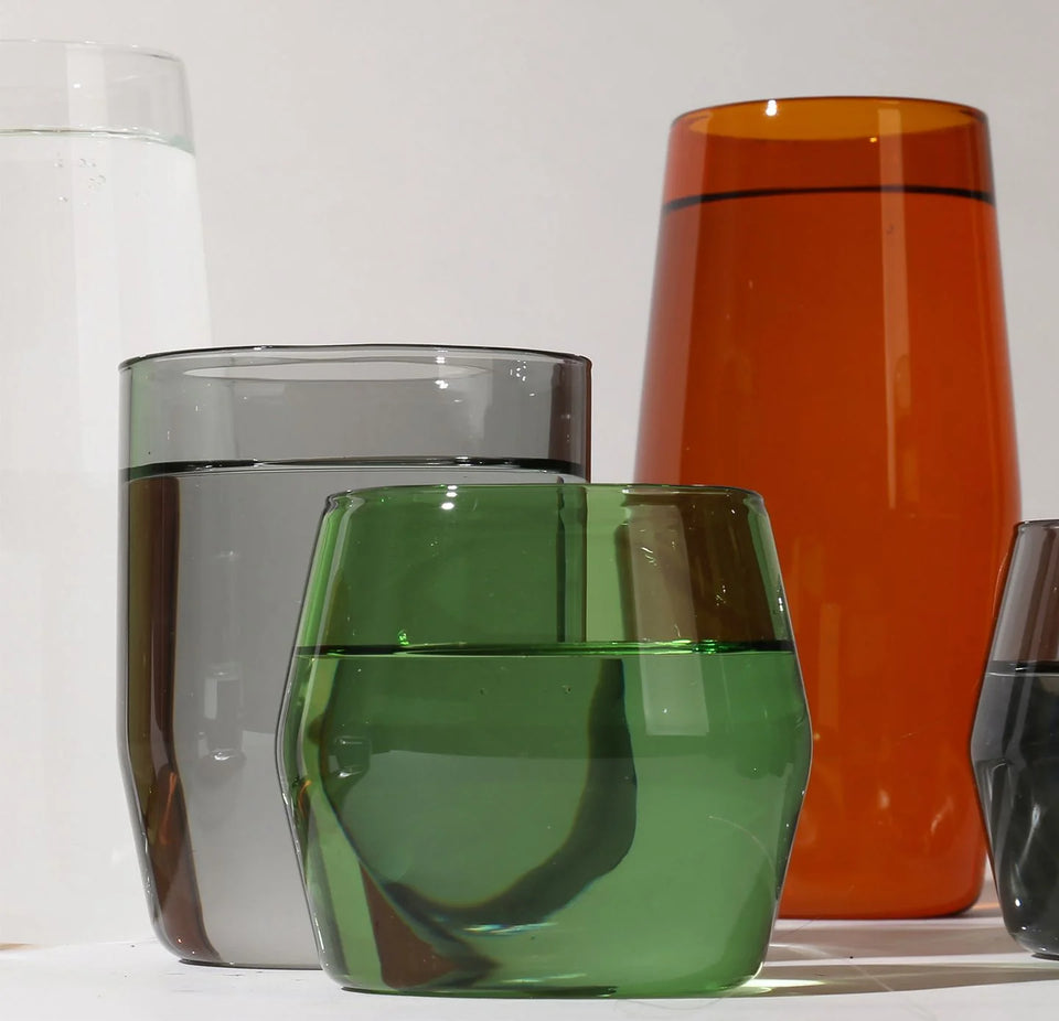 Century Glass Set Of Two (Amber)