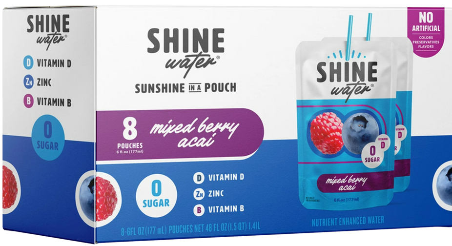 Mixed Berry Water Pouch (8 Pack)
