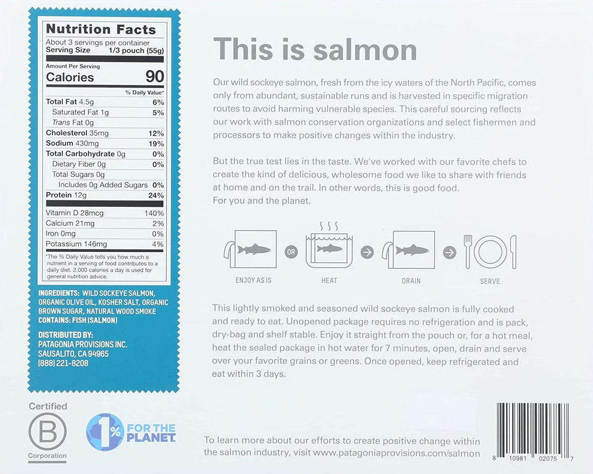 Lightly Smoked Wild Sockeye Salmon