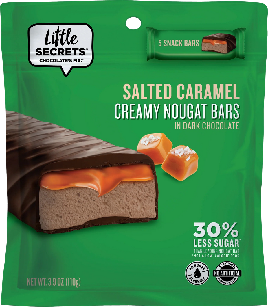 Salted Caramel & Creamy Nougat Bars