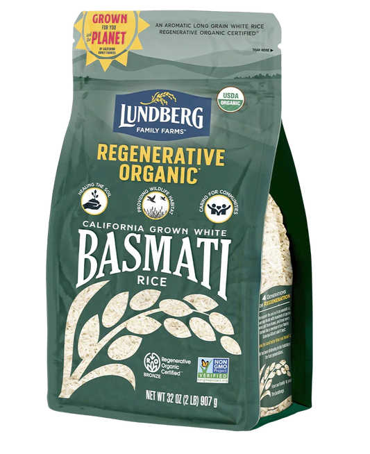 Regenerative Organic White Basmati Rice