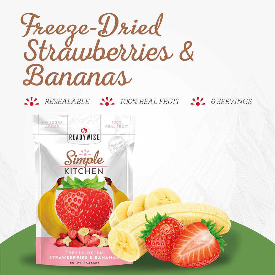 Freeze-Dried Strawberries & Bananas (6 CT)