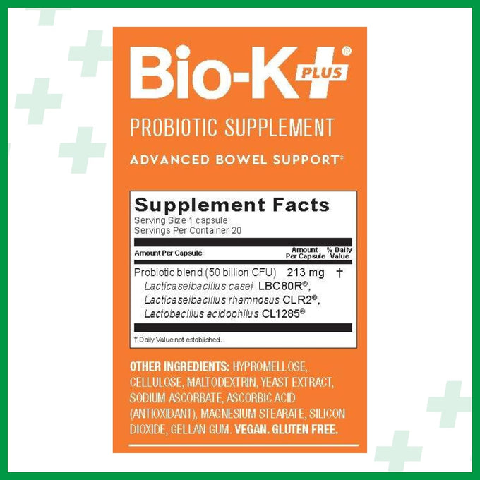 Bowel Support Probiotic Supplement