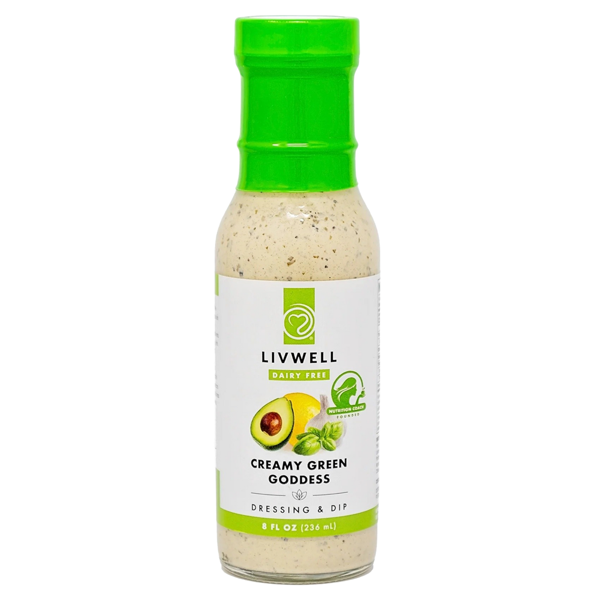 dairy free green goddess dressing LIVWELL Foods Creamy Green Goddess Dairy-Free Dressing & Dip – Martie