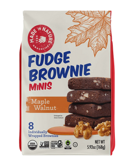 Maple Walnut Fudge Brownie Minis