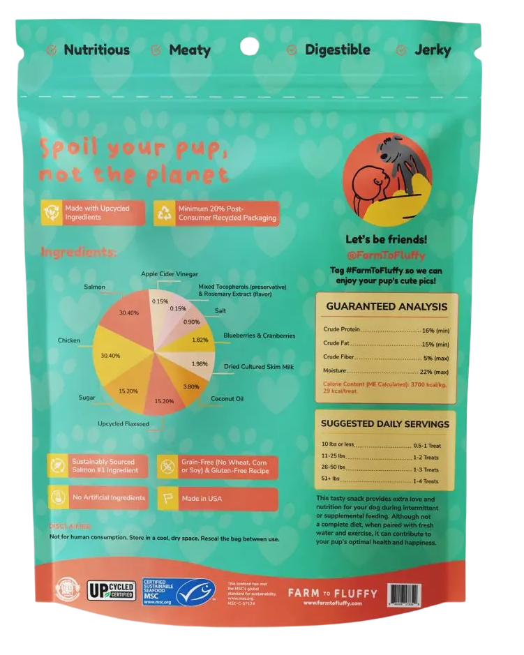 Sustainable Salmon Dog Treats