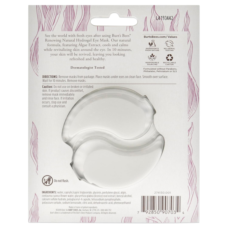 Renewing Natural Hydrogel Eye Mask