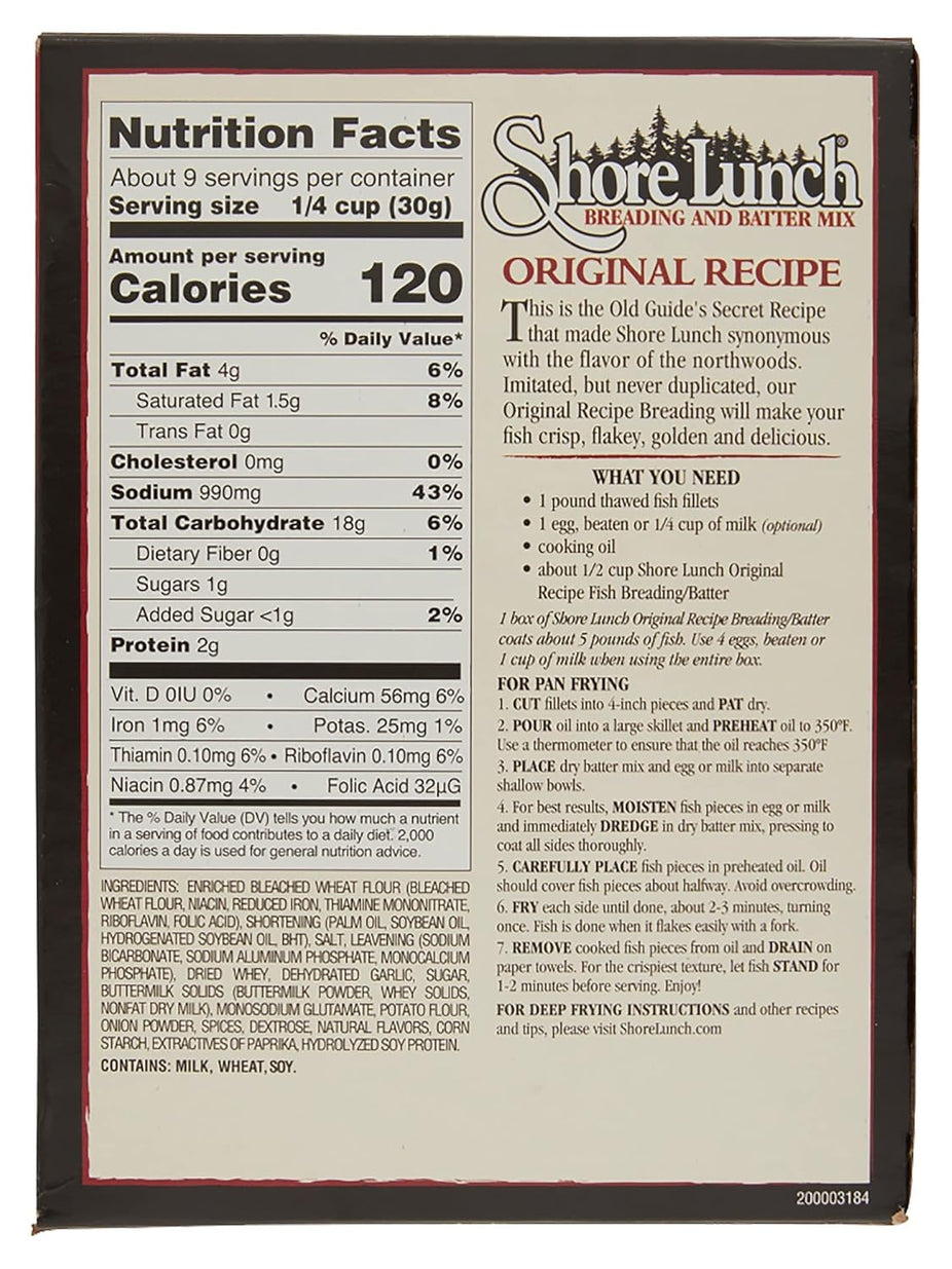 Original Recipe Fish Breading & Batter Mix