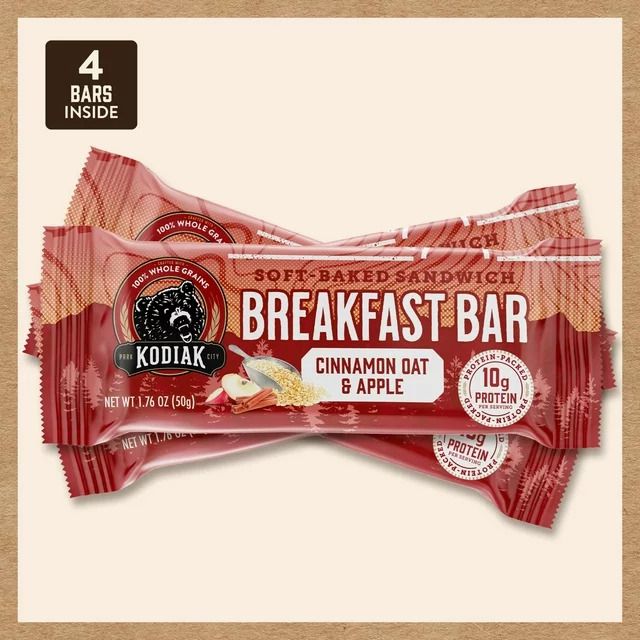 Soft Baked Breakfast Bars - Cinnamon Oat & Apple (4 CT)