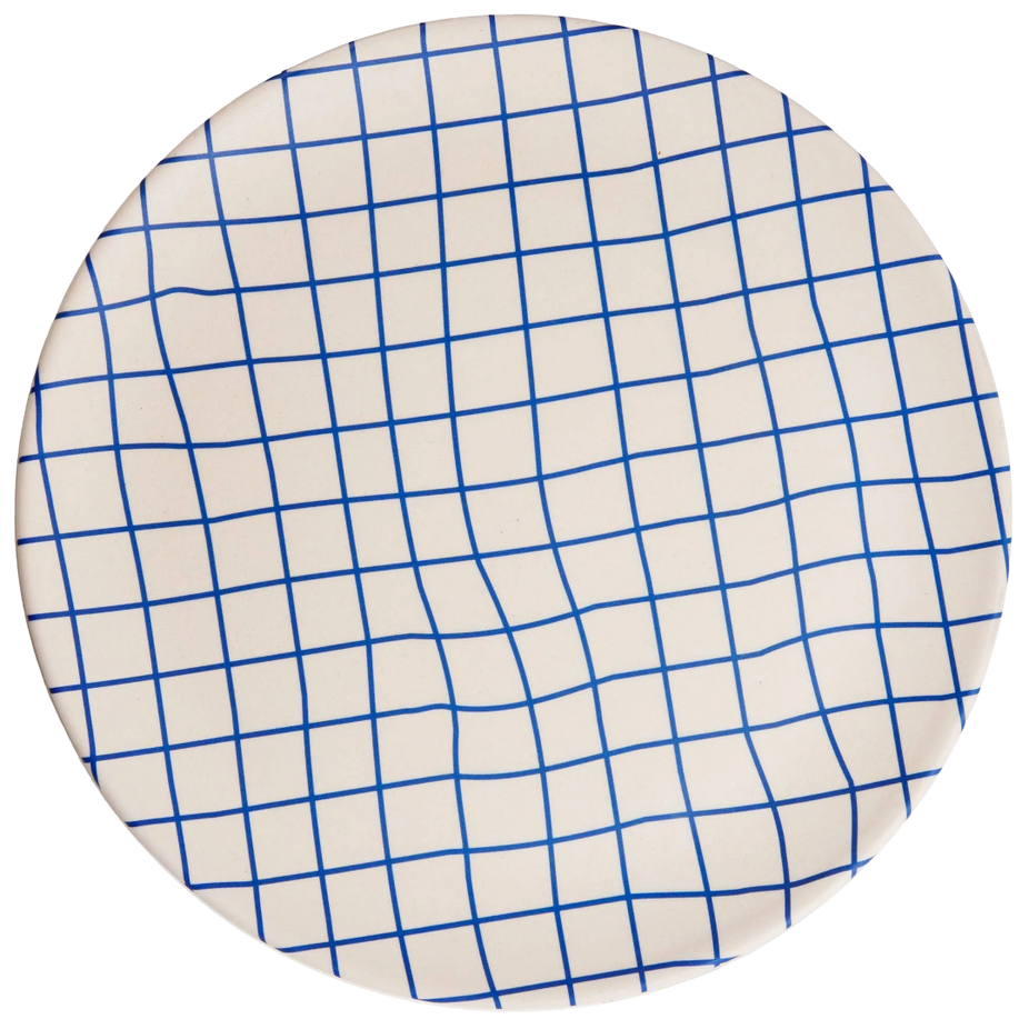 Bamboo Dinner Plate Set in Grid (4 CT)